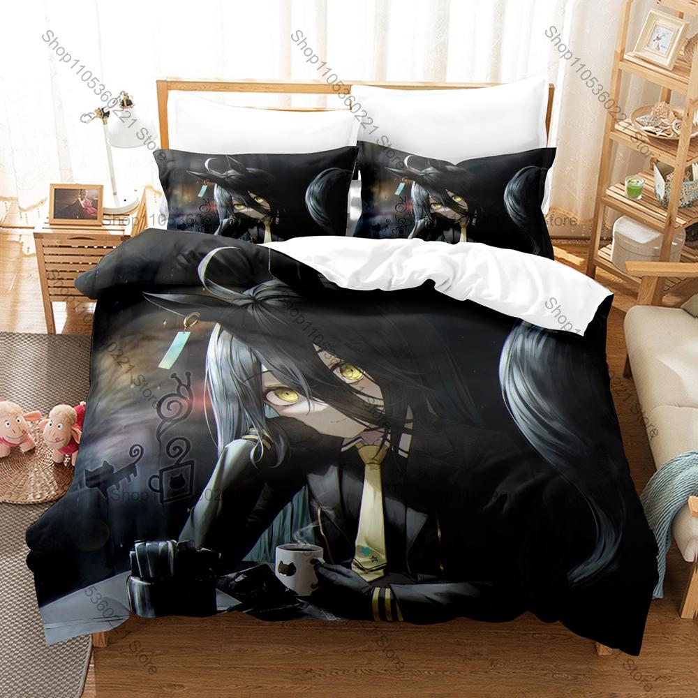 Umamusume Oguri Cap Three Piece Bedding Set Luxury Comforter Set with Queen King Size Cool Two pillowcase Kpop Cama Infantil