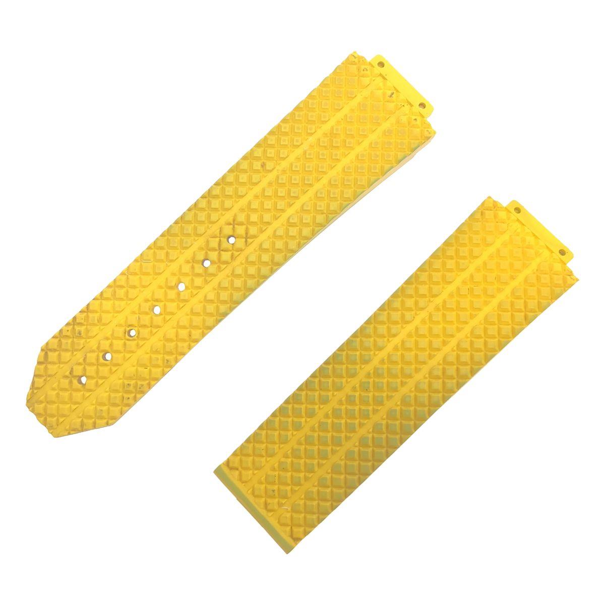Used HUBLOT Watch Rubber Strap Yellow