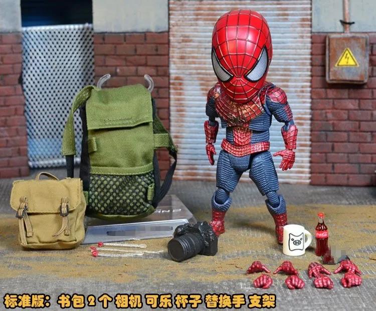 18cm In Stock Egg Attack Action The Spiderman Homecoming Anime Action Figure Collectible Desktop Decoration Model Toy Gift
