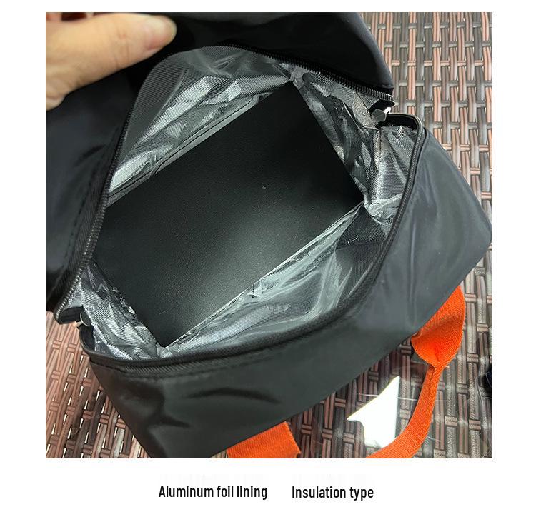 Niche Korean Colorblock Water-Repellent Tote: Versatile Women's Lunch, Work & Mommy Bag