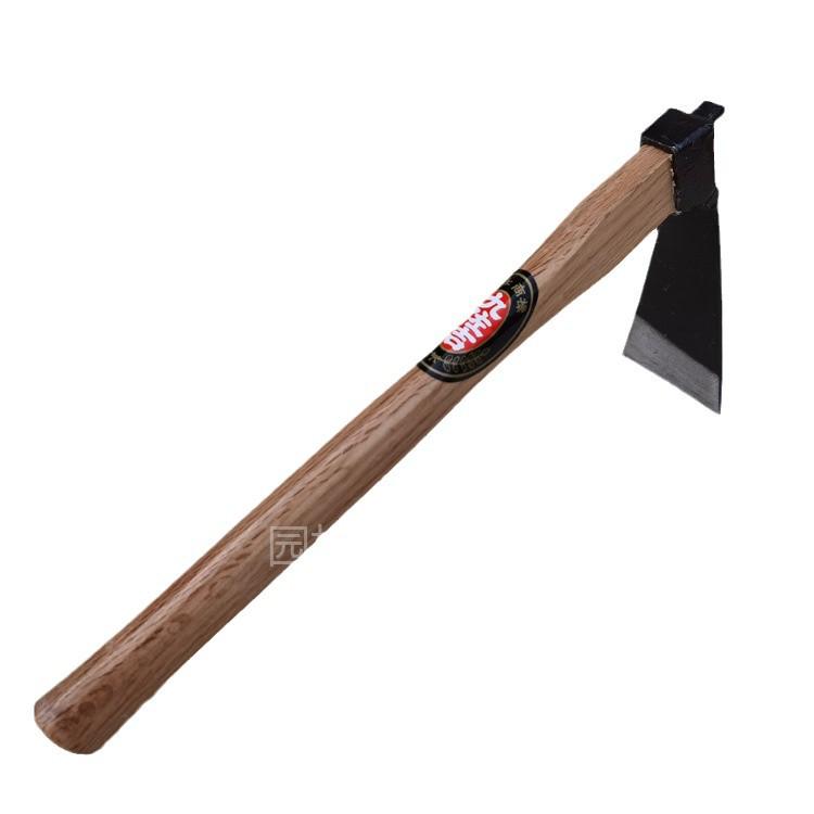 Kujoki No. 7 Forged Small Hoe with Wooden Handle - Durable Gardening Tool for Planting Flowers & Vegetables