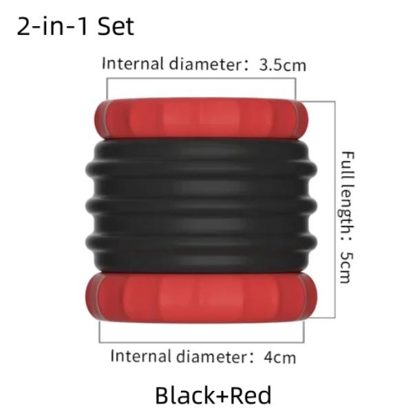 Removable Silicone Penis Ring Time Lock Cock Lasting Erection Extender Scrotal Testis Restriction Sex Chastity Toys For Male 18