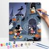 Disney Digital Oil Painting Art Painting Halloween Castle Pumpkin Ghost Handmade Diy Home Decorations