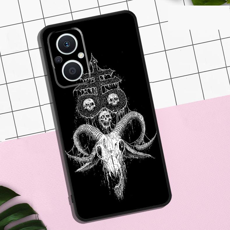 Devil Satan Case For OPPO Reno 7 8 10 11 12 13 Pro 13F 12F 11F 8T OPPO Find X8 Pro X6 X3 X5 Lite Cover