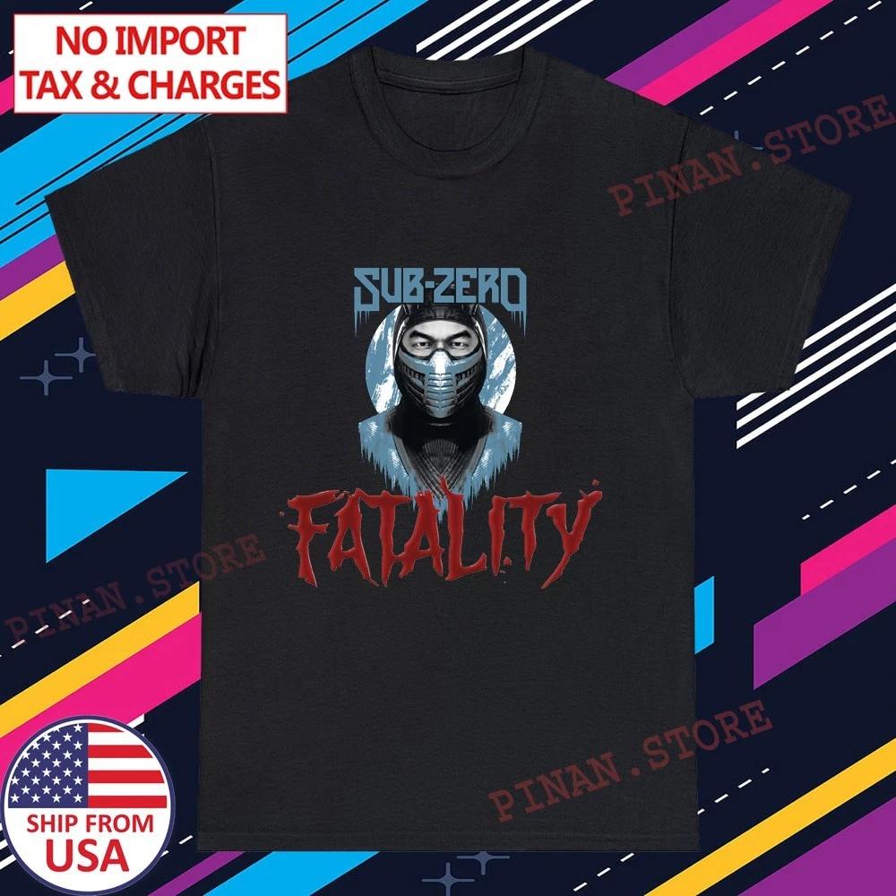 

Sub Zero Fatality Mortal Kombat Men s Black Size S-5XL S