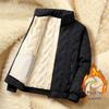 Men's Winter Warm Fleece-Lined Coat - Dirt & Wear Resistant, Loose Fit