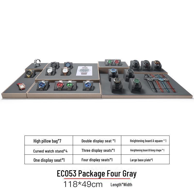 Digu Gray Multi-Grid Jewelry Display Stand