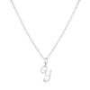 Elegant 26-Letter Uppercase Pendant Necklace: Simple and Fashionable European-American Clavicle Chain with Niche Design