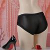 Mutandine da Donna in Pizzo Glitterato di Seta Antibatteriche - Elastiche, Traspiranti, Morbide, Modello Boxer