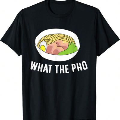 Vtipné Raunisex Pho What The Pho Vietnamské nudle Tričko