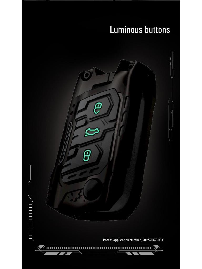 Car Key Case for Volkswagen Sagitar, Passat, and Lavida - Protective Shell and Buckle