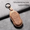 2026 Xiaopeng X9 Leather Key Case – Cowhide Car Interior Key Bag with Buckle Chain