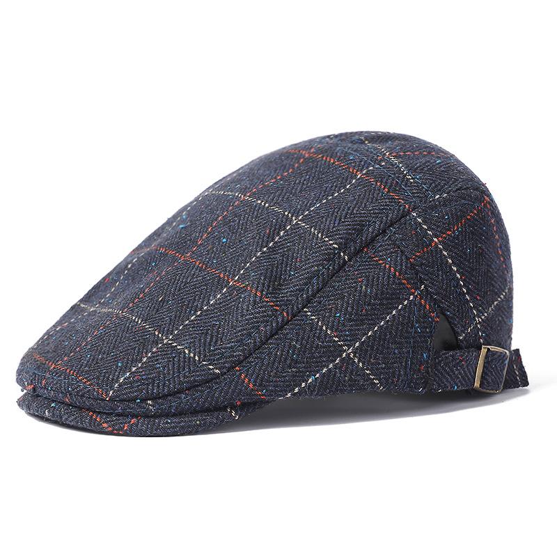 Cowboystoff Andetungehatt Herre Retro Fremoverlue Englandstil Beret Herre- og damehatt