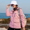 Men Women 3-in-1 Detachable Winter Outdoor Jacket With Down Insulated Liner Hiking Skiing Camping