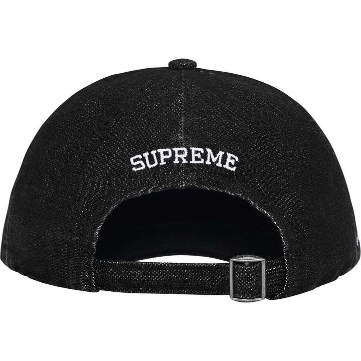Supreme Cordura Denim S Logo 6-Panel Black