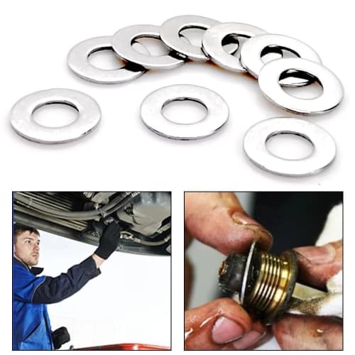 Itisyou Stainless Steel Flat Washers, M14, 28mm Outer Diameter, 14mm Inner Diameter, 2.0mm Thick, Pack of 20, for Industrial Machinery, Flat Ring Gask