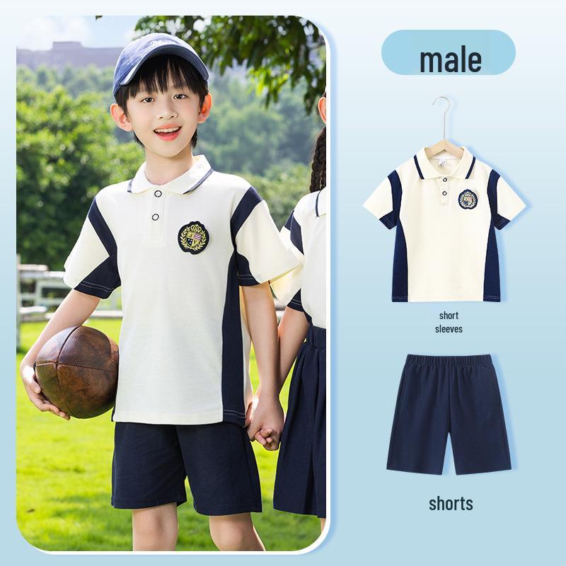 Spring & Autumn Primary School Uniform Set: Kindergarten to College Style 3-Piece Class & Sports Attire for Kids
