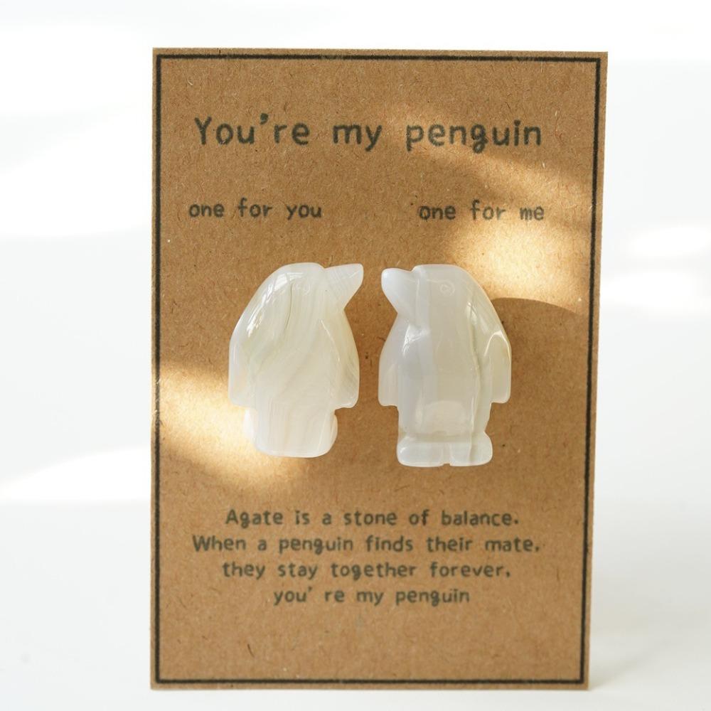 1 Paar Romantischer Stil Pinguin Geschenk Andenken Qualität Pinguinform Jubiläumsgeschenk Passendes Paar Andenken Für Ihn & Sie