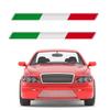 Italian Flag Sticker Small - 3D Window Decal for Cars | Adhesive Bike Graphic