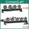 Premium Quality 110 Rc Accessories Metal Roof Led Light Bar With 4 Leds And 5 Leds For Scx10 Trx-4 D90