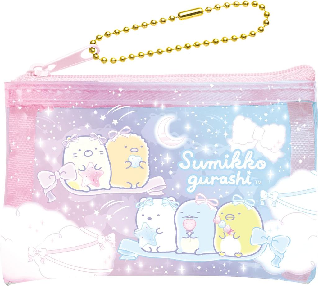 Sumikko Gurashi Pool Bag Pink CA69702 H240 x W320 x D130mm San-X (Boston) Size