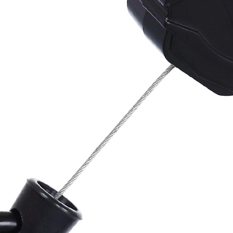 Retractable Keychain, ID-Badge-Reel, Retractable Badge Holder Steel Cord Keyring