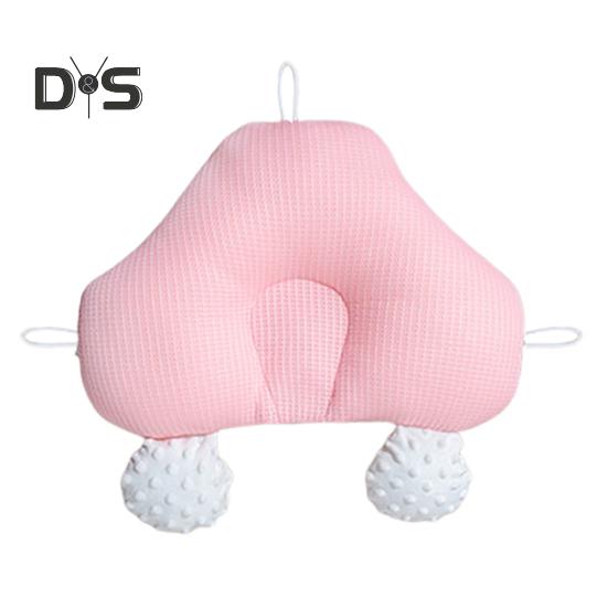 Beruhigendes Baby-Schlafkissen für die richtige Kopfform. U-förmiges Design zur Vermeidung von Plattköpfen und zur Vermeidung von Rollen und Fallen. Doppelseitig zum Heizen und Kühlen.