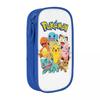 Pokemoned Team Pencil Cases Pen Holder Bag Girl Boy Big Capacity Students School Gifts Pencilcases