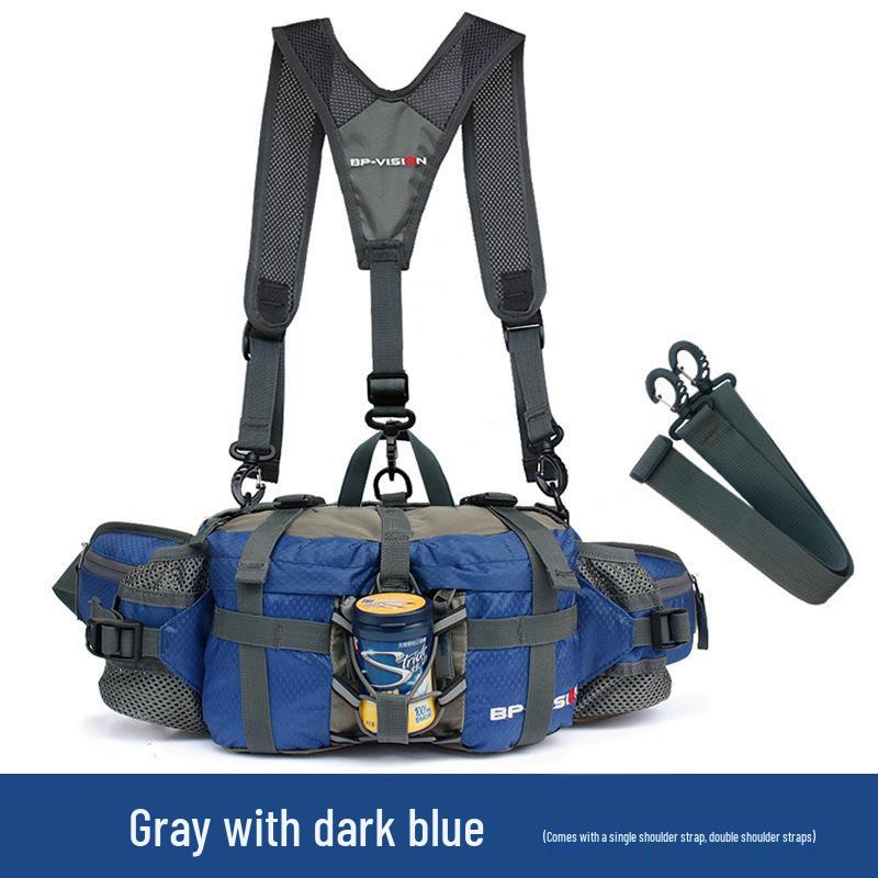 2025 Multifunctional Outdoor Waist Bag for Hiking, Climbing, and Cycling – Unisex Water Bottle Backpack