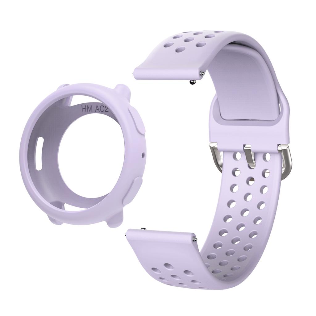 Silikon Schutzhülle+Armbandabdeckung Hülle Für Huami Amazfit Active2 Smart Ersatz Zubehör Rahmen Hüllen Bildschirmschutzhülle