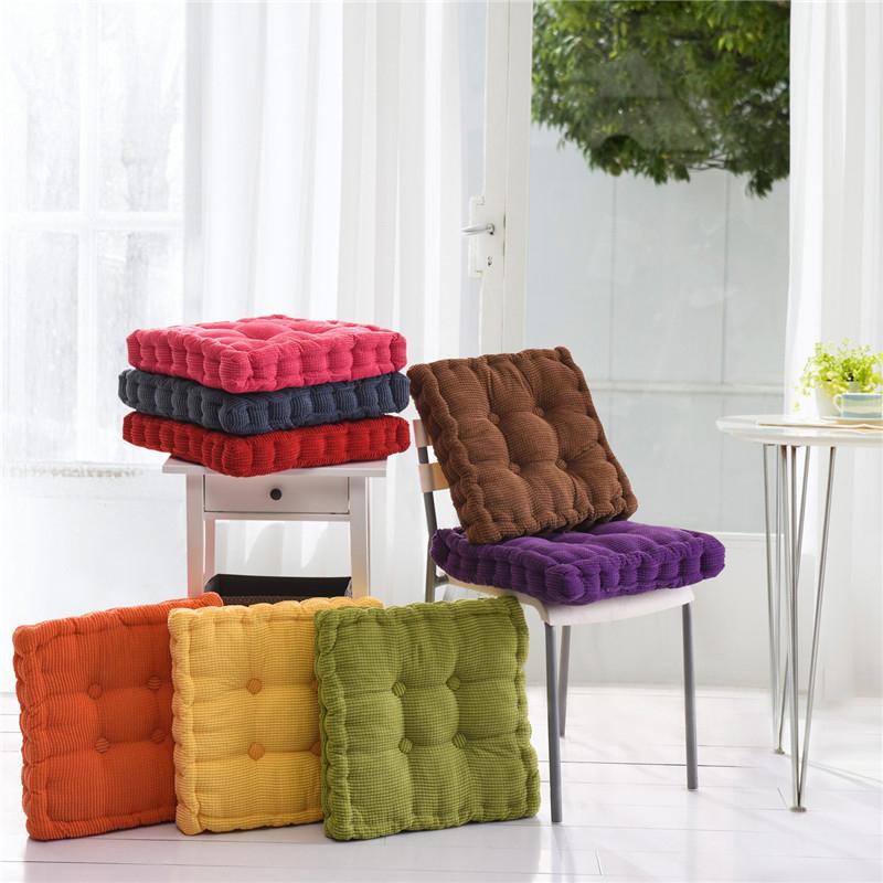 extra Thick and Soft 40*40cm Portable Machine Washable Indoor Outdoor Car Desk One Seat Chair Cushion