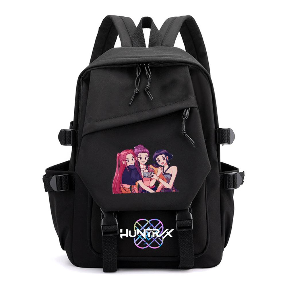 Anime K-Pop Printed Waterproof Backpack for Teen Boy Gril Schoolbag Children Student Women Large Capacity Travel Bag Kid Gift Mochila
