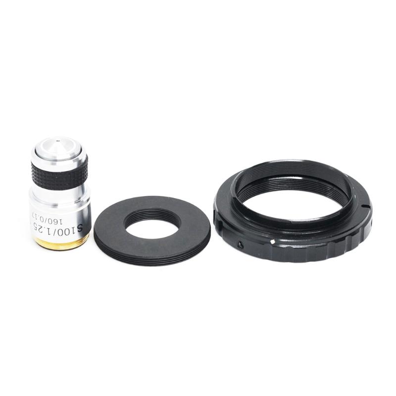 M42 To Adapter Microscope Objective  Thread To M42 for Photography M42x0.75 To Objective Lens