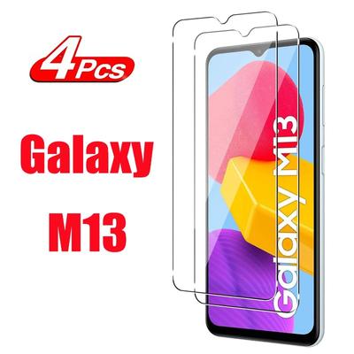4Pcs Für Samsung Galaxy M13 Displayschutzglas Für Samsung Galaxy M13 Gehärtetes Glas Film Für Samsung Galaxy M13 9H Temper