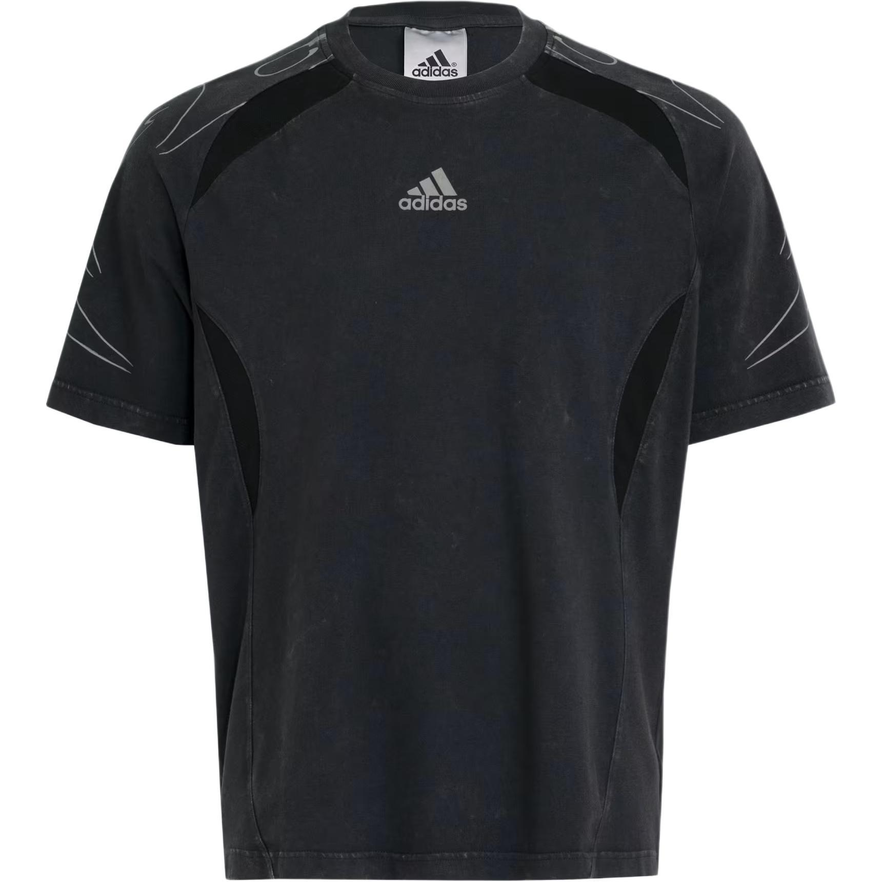 adidas Adilenium Season 4 Team Geist Graphic Short Sleeve T-Shirt Black Men s KF8538 M