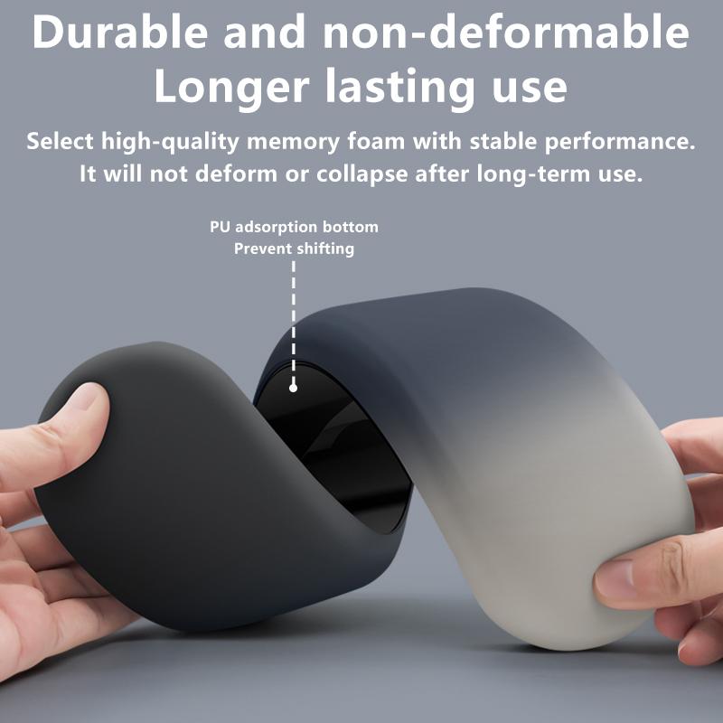Mouse Pad with Wrist Support Pad with Wrist Support Ergonomics Computer Mouse Pad Keyboard with Anti-slip Silicone Base