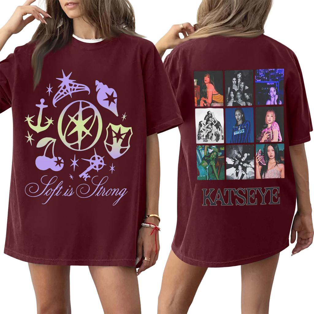 Women's Round Neck Printed Short-sleeved T-shirt Top