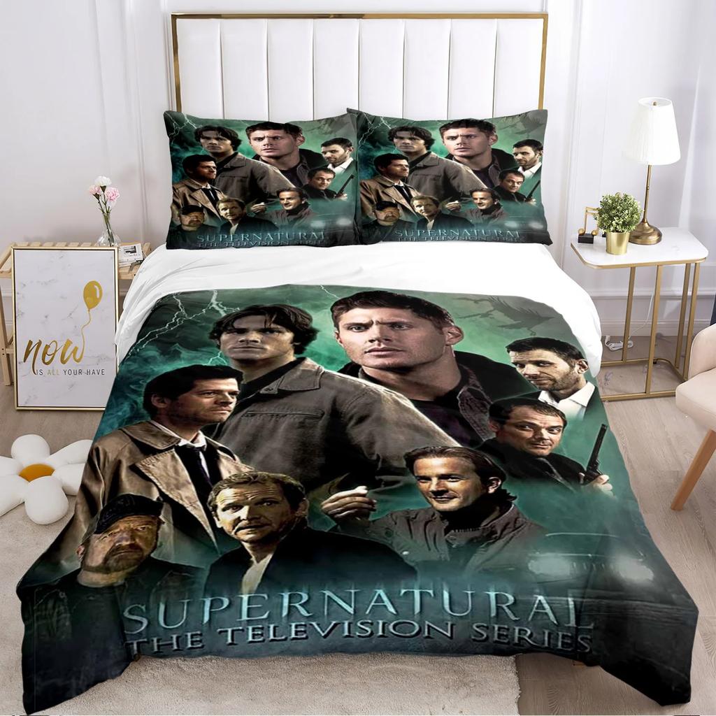 Personality Supernaturalbed Sheet Duvet Pillowcase Bed Sheet Three Piece Bedding Soft Quilt
