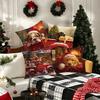 Christmas Decoration Pillowcase Car Cute Puppy Pillow Cover Sofa Cushion Suite Room Home Decoration Gift for Friends