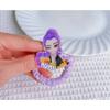 New Hot KPOP Demon Hunter Girl Group Acrylic Hair Ties, Hairpins, Cute Cartoon Combs, and Other Accessories for Little Girls