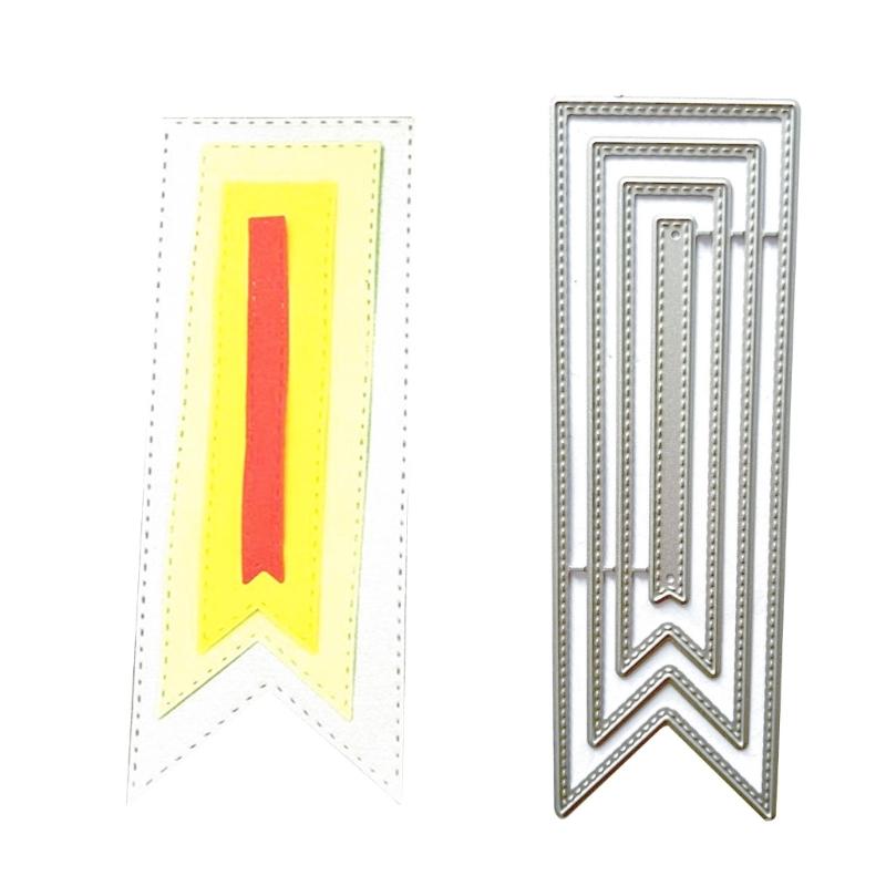 Bookmarks Embossing Cutting Dies Bookmarks Embossing Die Cuts for Card Making DIY Scrapbooking Album Paper Crafts