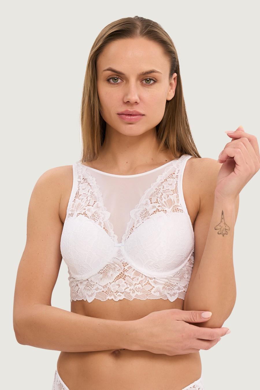 

Топ з ущільненою чашкою Lormar (85161) 70B білий