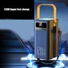 Efficient 120W Charging Mobile Power Adapter With PD20w and Type C Lines 3000mAh/6000mAh For Daily Commutes