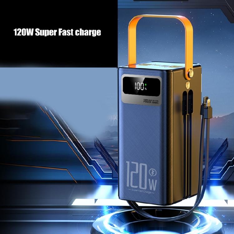 Efficient 120W Charging Mobile Power Adapter With PD20w and Type C Lines 3000mAh/6000mAh For Daily Commutes
