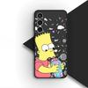 Barts Cartoon S-Simpsons Silicone Phone Cover for Xiaomi Poco C75 C65 C71 C85 X7 X6 M7 F7 F8 Ultra F6 Pro Soft Case