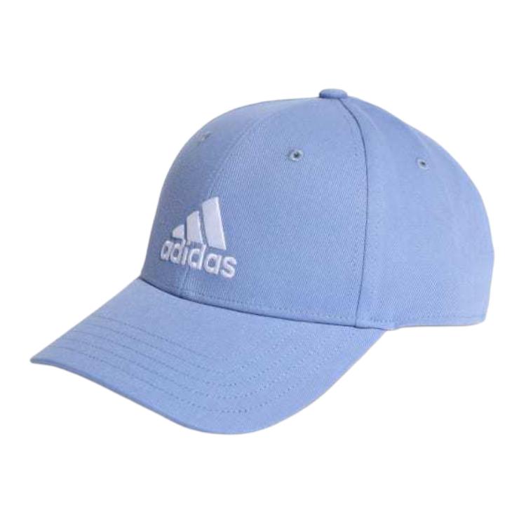 Adidas Logo Cotton Baseball Cap Unisex hats Blue IC9694 OSFM