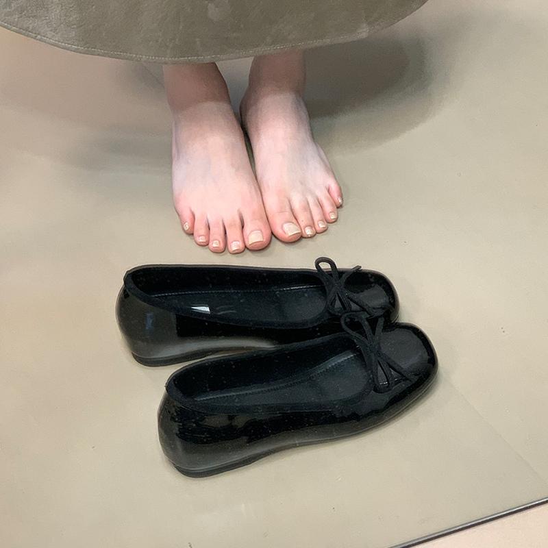 

Blue cabinet, bow red single shoes French single shoes women s 2025 spring new ladyshoes inner heightening grandma shoes 35 чёрный