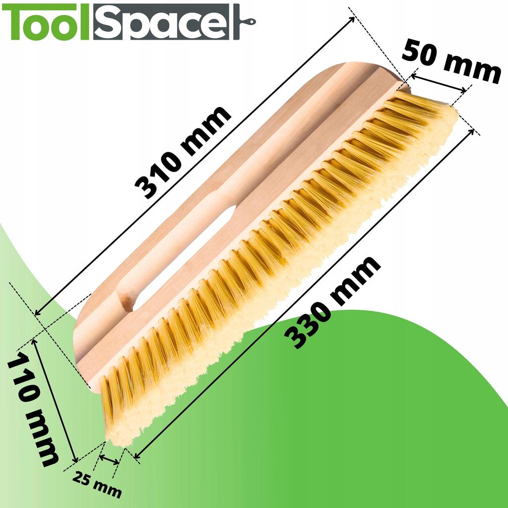 Szczotka Do Tapet 30Cm Wąska Z Rączką