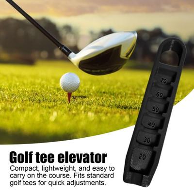 Yousheng Golf-Tee-Aufzug, 3D-gedruckter Golf-Tee-Höhenmesser, tragbarer Tee-Höhenversteller, präzise Platzierung bei 20–70 mm, Geschenk für Golfer