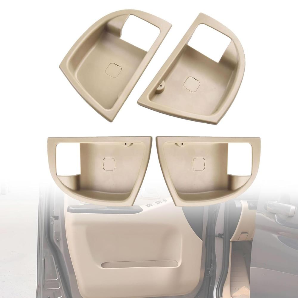 Inside Door Handle Trim Cover Beige 4pcs for Hyundai Santa Fe 2007-2012
